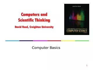 Computers and  Scientific Thinking David Reed, Creighton University