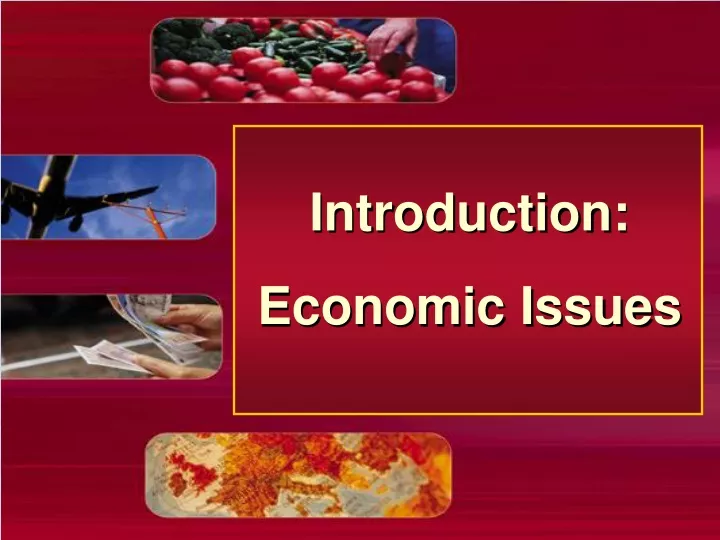 introduction economic issues