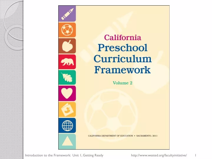 introduction to the framework unit 1 getting