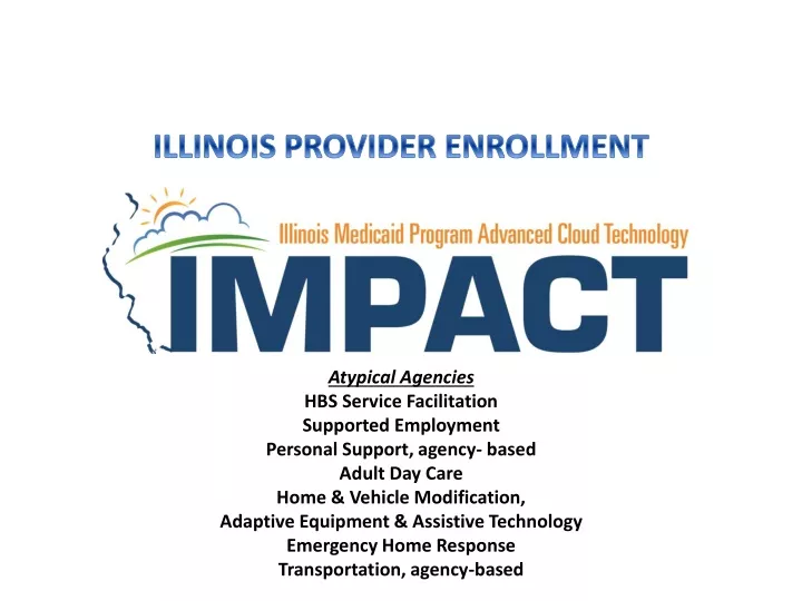 illinois provider enrollment