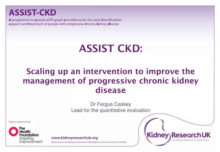 assist ckd scaling up an intervention to improve