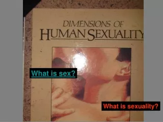 What is sex?