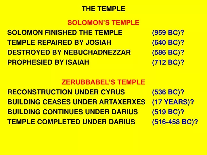 the temple