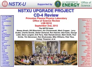 NSTXU UPGRADE PROJECT  CD-4 Review