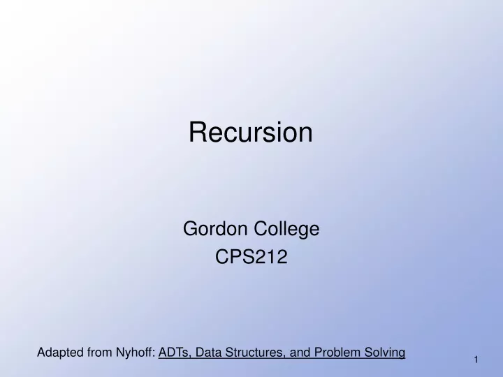 recursion