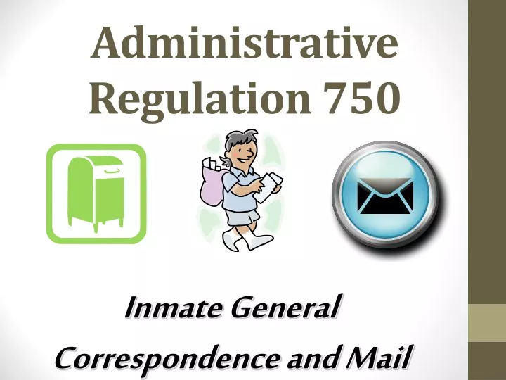 administrative regulation 750