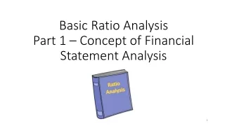 Basic Ratio Analysis Part 1 – Concept of Financial Statement Analysis