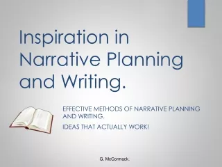 Inspiration in Narrative Planning and Writing.