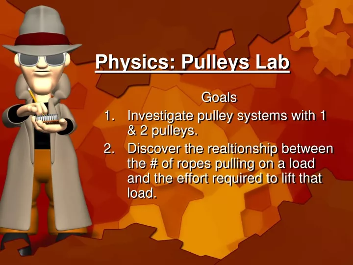 physics pulleys lab