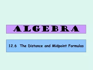 ALGEBRA