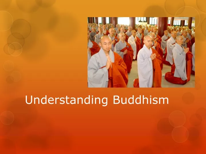 understanding buddhism