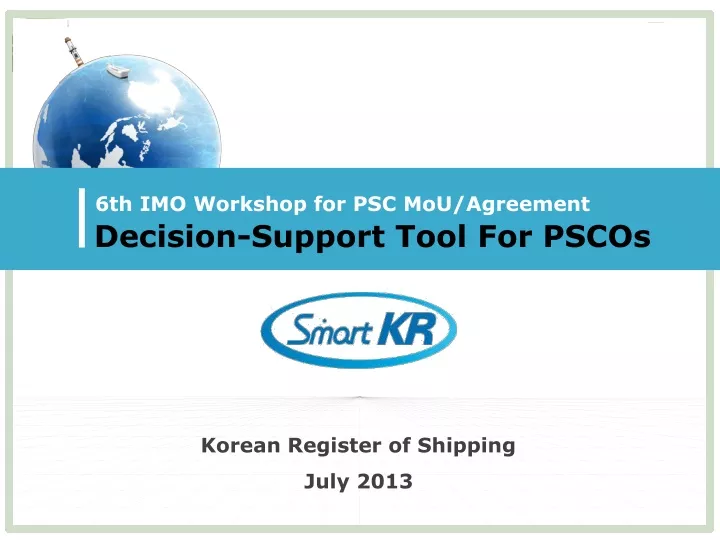 6th imo workshop for psc mou agreement