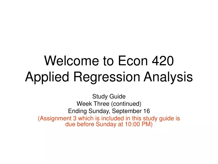 welcome to econ 420 applied regression analysis