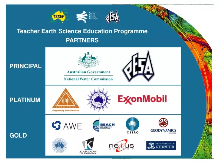 teacher earth science education programme partners