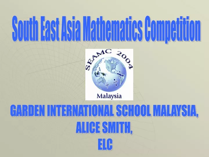 south east asia mathematics competition