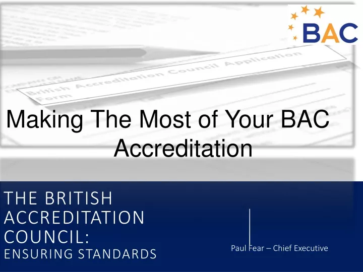 the british accreditation council ensuring standards