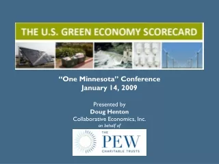 The U.S. Green Economy Scorecard