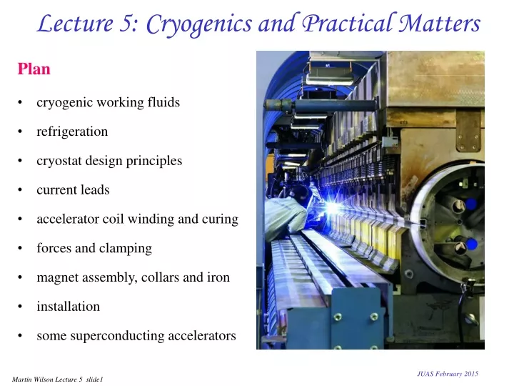 lecture 5 cryogenics and practical matters