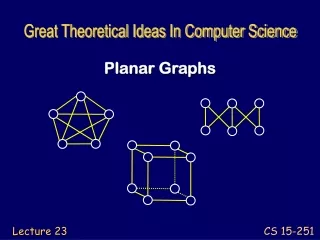 Planar Graphs