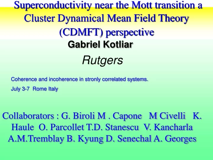 superconductivity near the mott transition a cluster dynamical mean field theory cdmft perspective