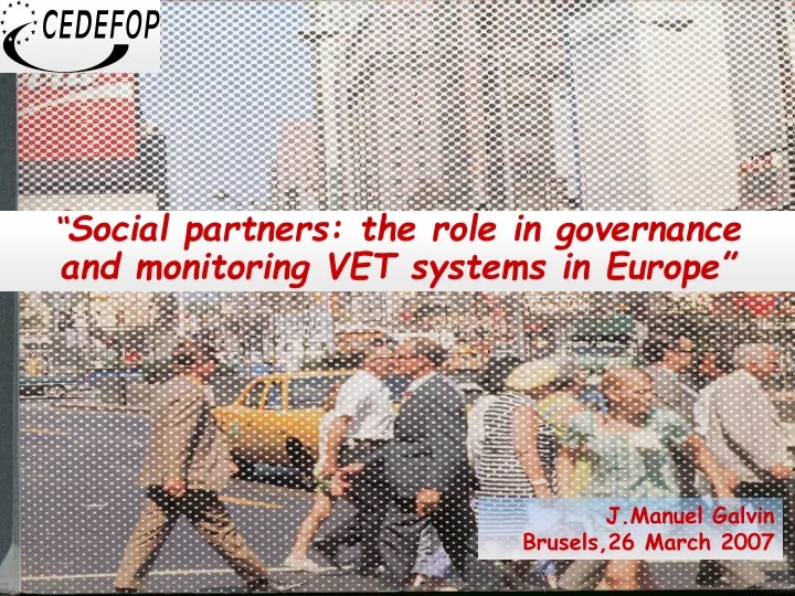 social partners the role in governance