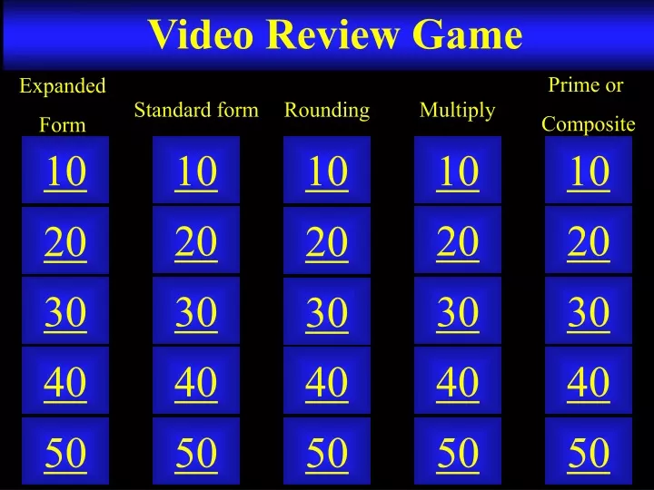 video review game