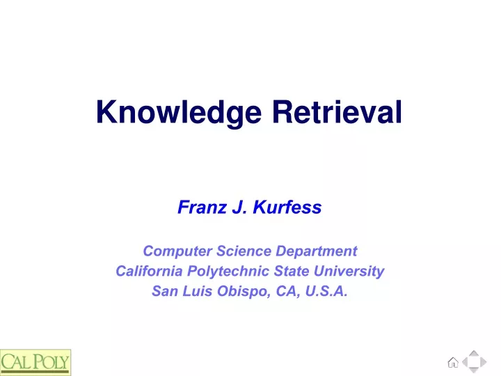 knowledge retrieval