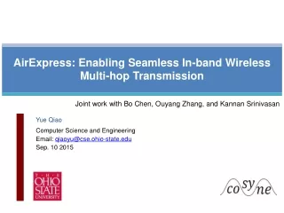 AirExpress: Enabling Seamless In-band Wireless Multi-hop Transmission