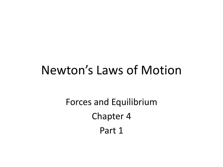 newton s laws of motion