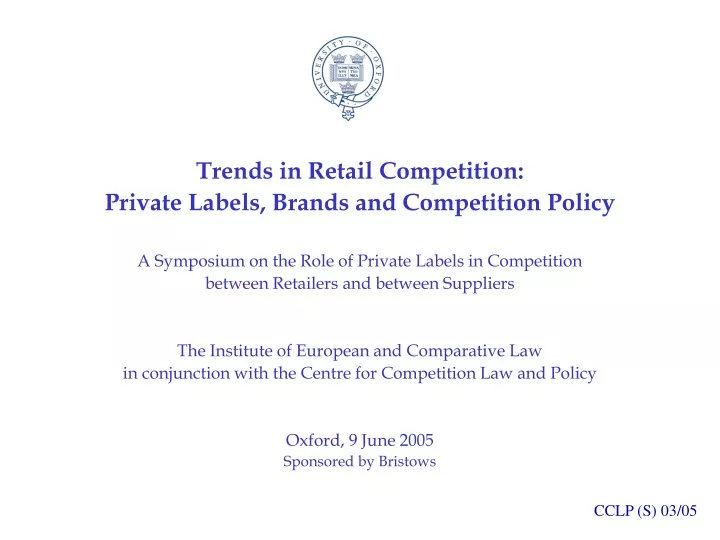 trends in retail competition private labels
