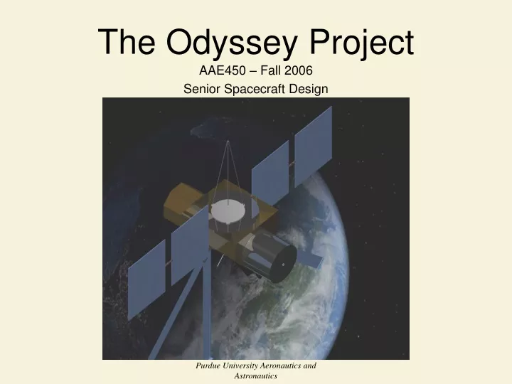 the odyssey project