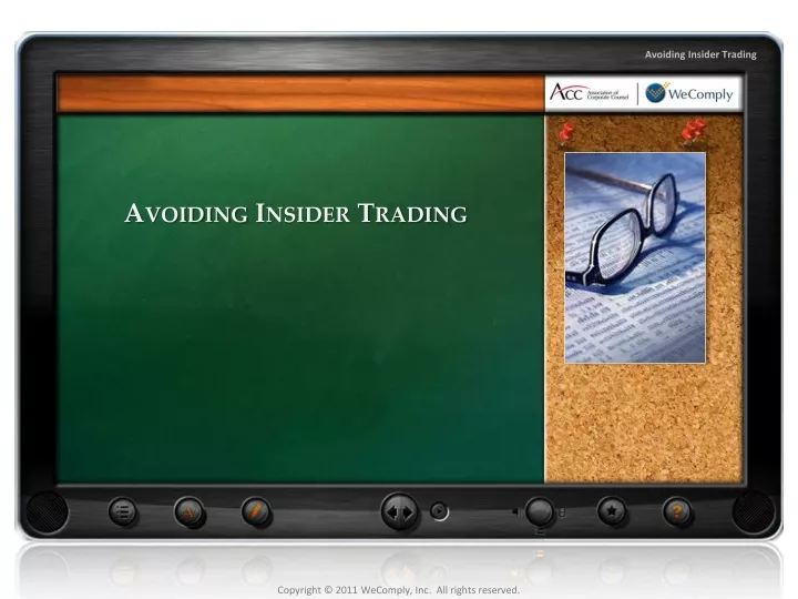 avoiding insider trading