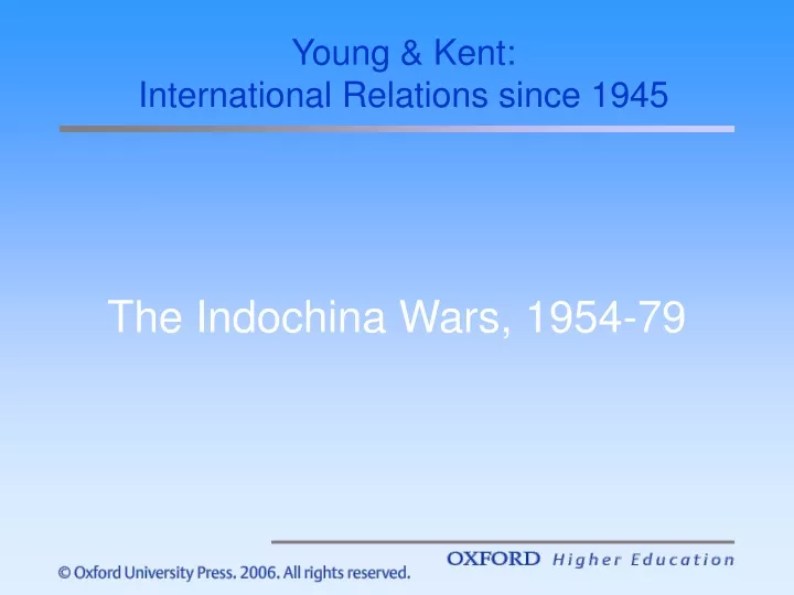the indochina wars 1954 79