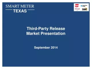 Third-Party Release Market Presentation September 2014