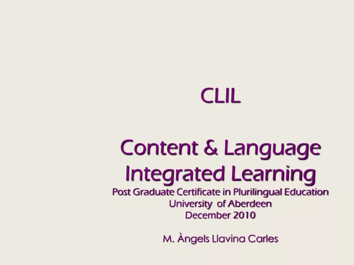 clil content language integrated learning post