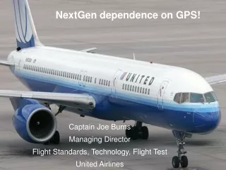 NextGen dependence on GPS!