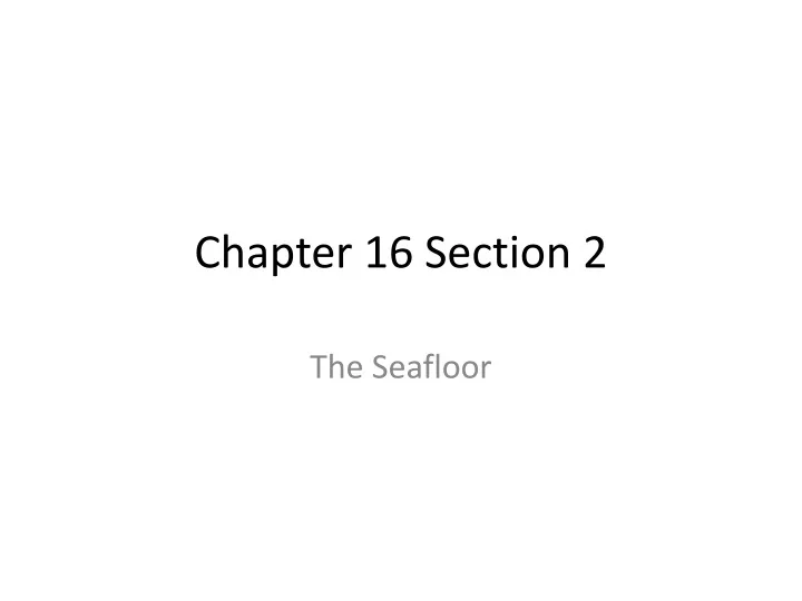 chapter 16 section 2
