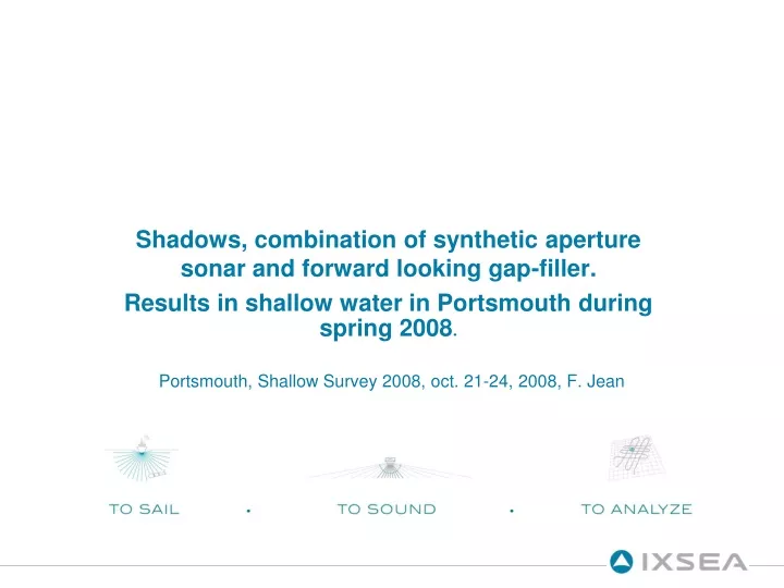 portsmouth shallow survey 2008 oct 21 24 2008 f jean