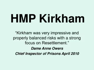 HMP Kirkham