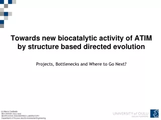 Biocatalysts - trends