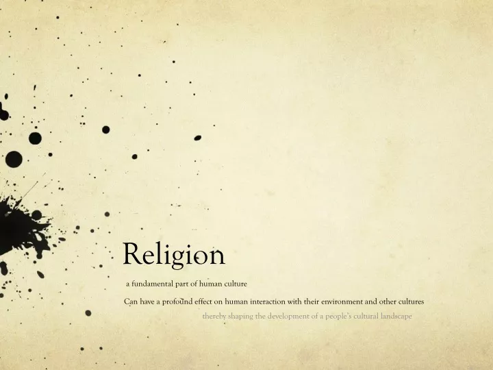 religion