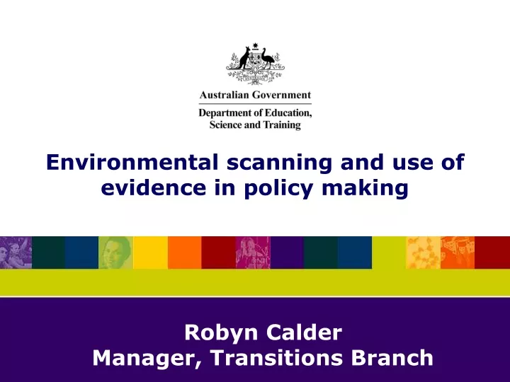 environmental scanning and use of evidence in policy making