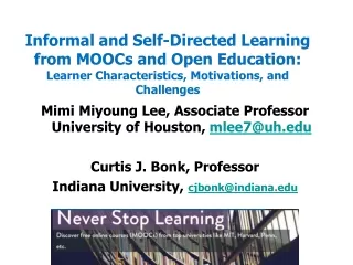 Mimi Miyoung Lee, Associate Professor University of Houston,  mlee7@uh