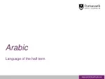Exploring the Arabic Language and Its Rich Cultural Heritage - slide 1