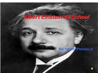 Albert Einstein At School