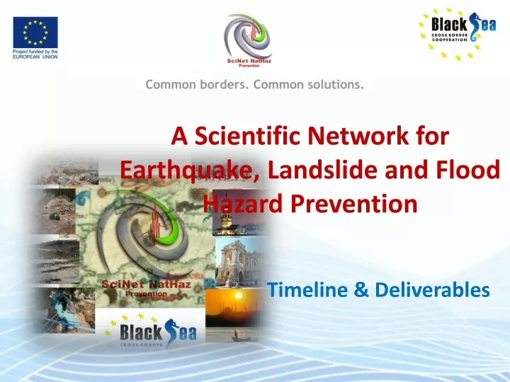 a scientific network for earthquake landslide and flood hazard prevention