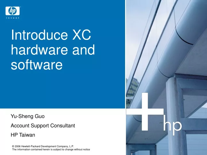 introduce xc hardware and software