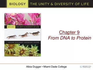 Chapter 9 From DNA to Protein