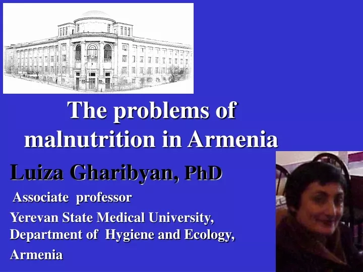 the problems of malnutrition in armenia luiza