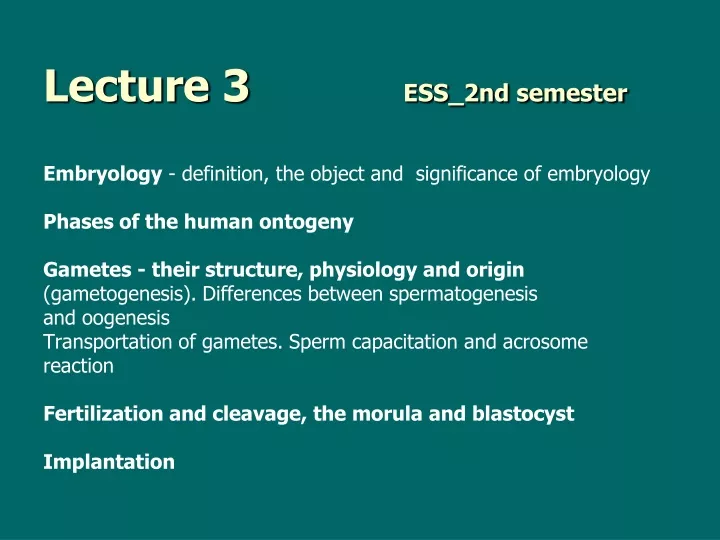 lecture 3 ess 2nd semester